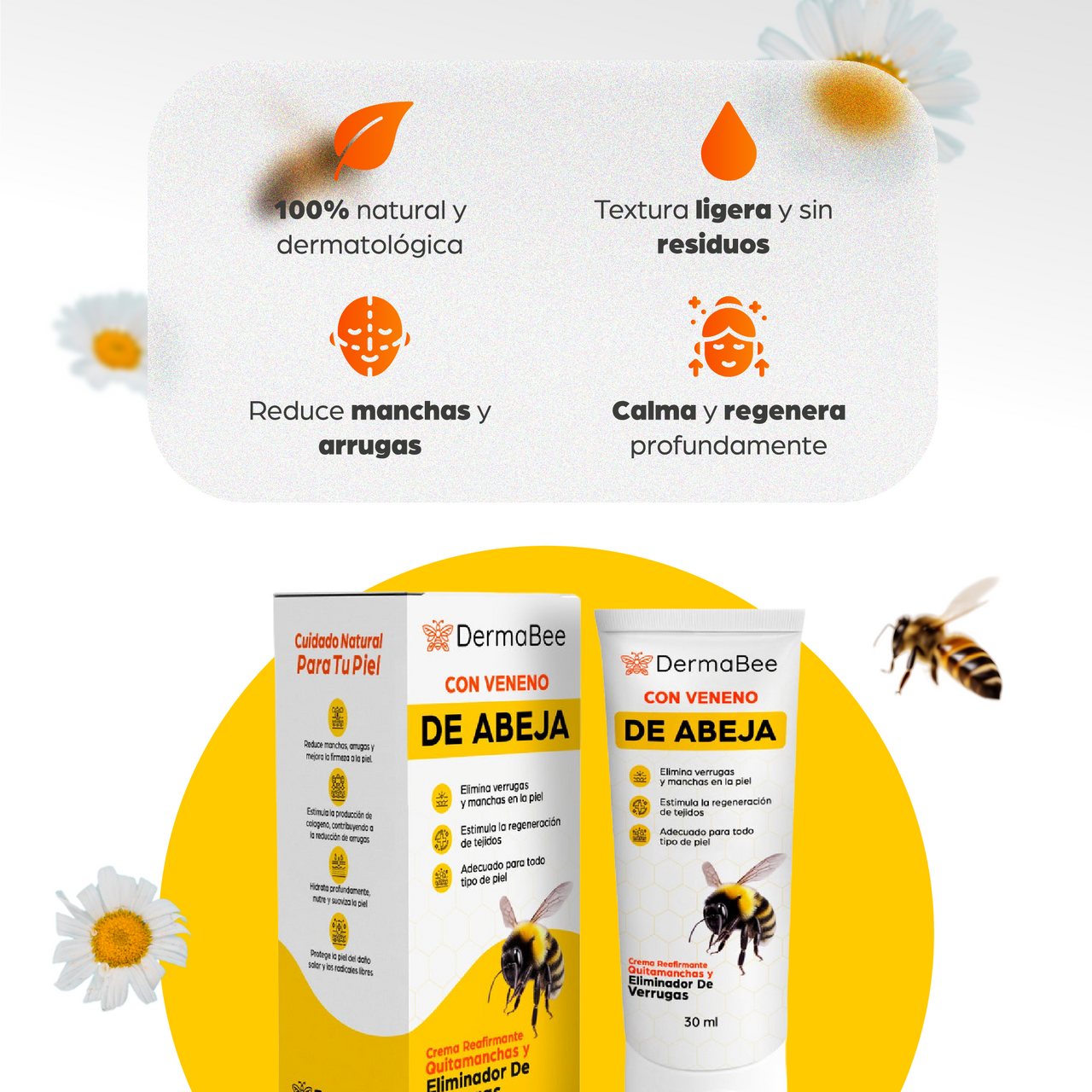 Dermabee — Regenera tu piel con el poder del veneno de abeja
